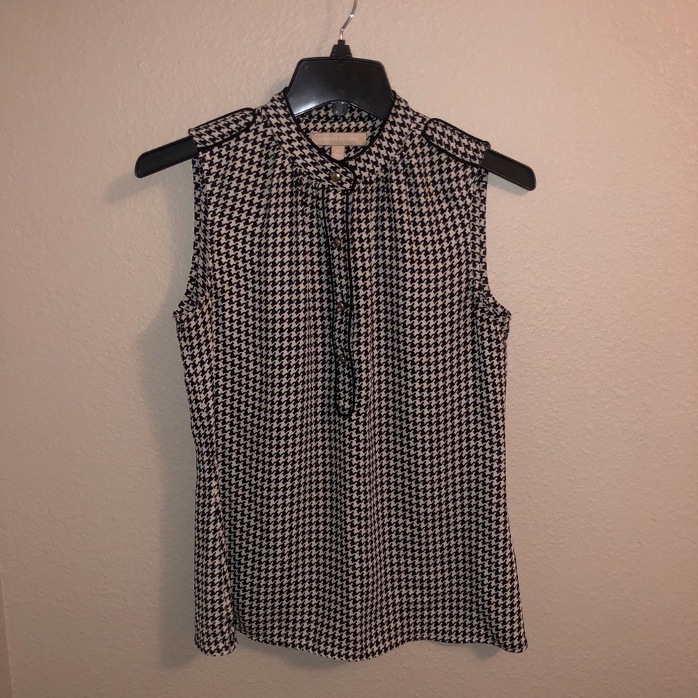 Houndstooth blouse